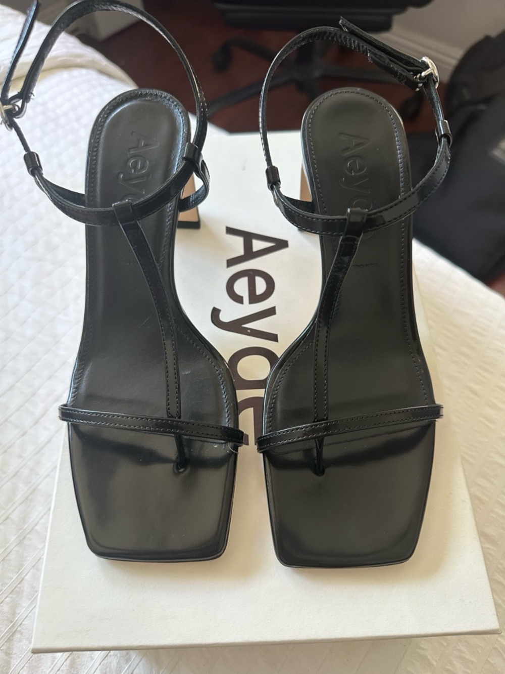 NIB Aeyde Hilma Heeled Sandal - Picture 4 of 8